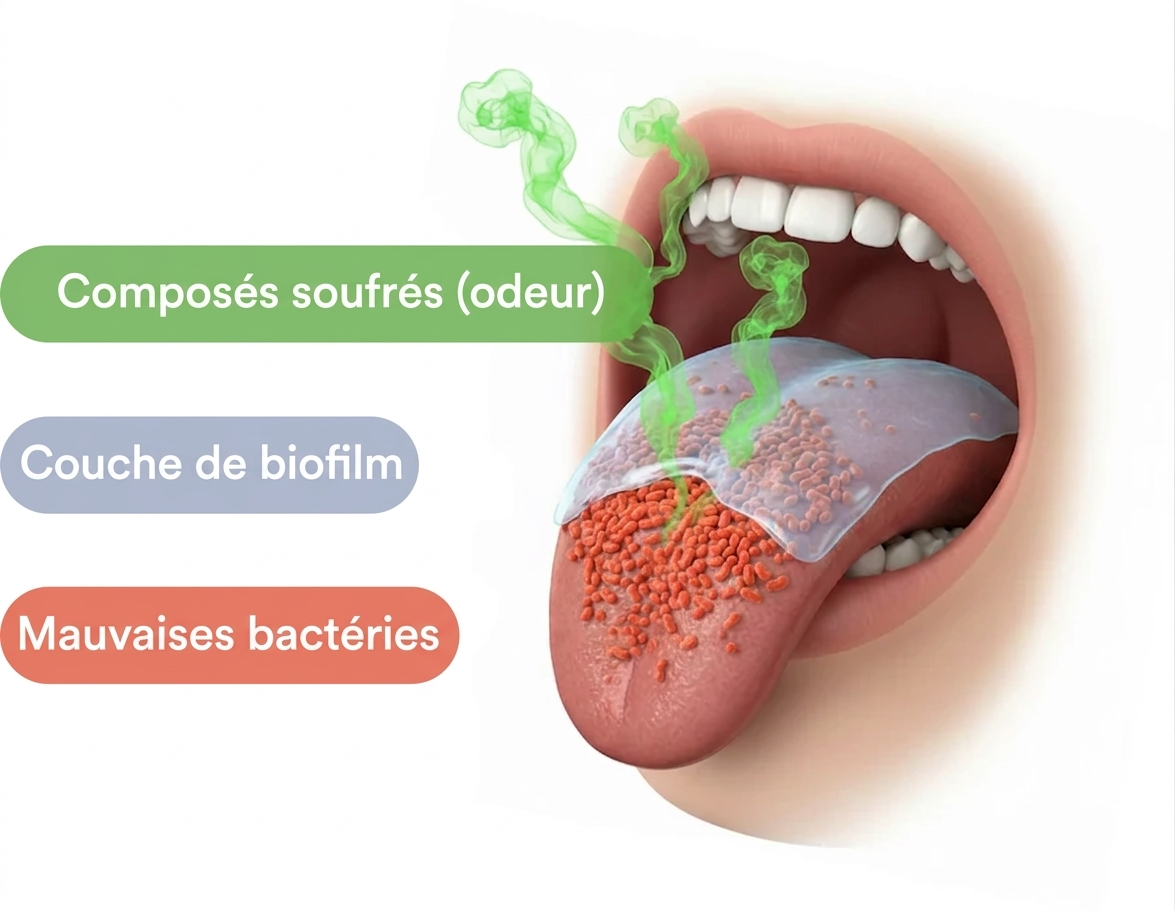 Bactéries mauvaise haleine